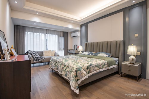 380平美式田園別墅豪宅裝修效果案例 優(yōu)雅實用，溫柔輕奢